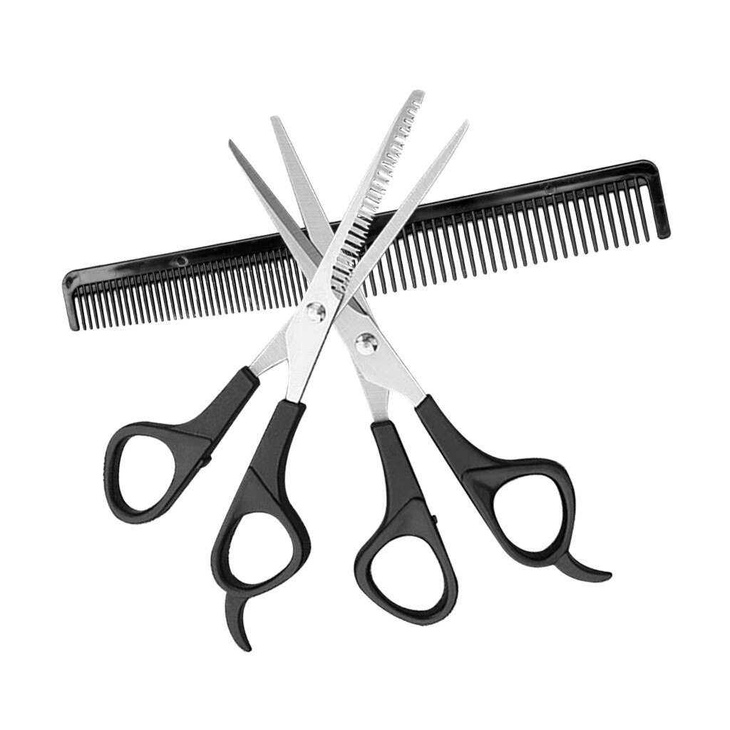 Kappers Schaar Haar Dunner Tanden Schaar Pet Grooming Schaar 3 Pcs Professionele Haar Knippen Kapper Schaar #0603