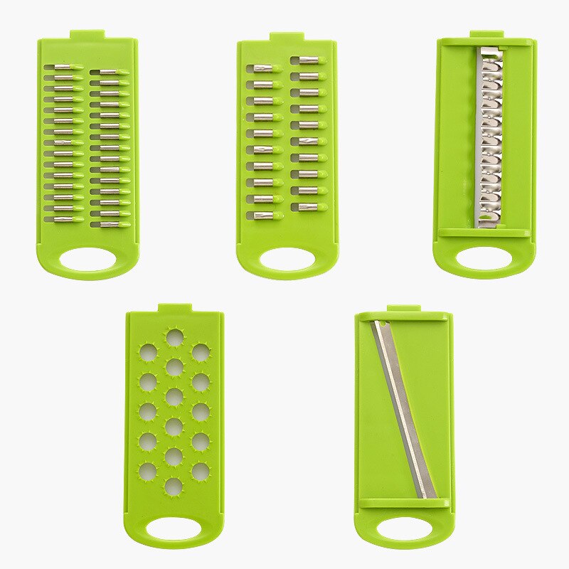 Mandoline Slicer Vegetable Cutter with Stainless Steel Blade Manual Peeler Carrot Cheese Grater Dicer Kitchen Tool