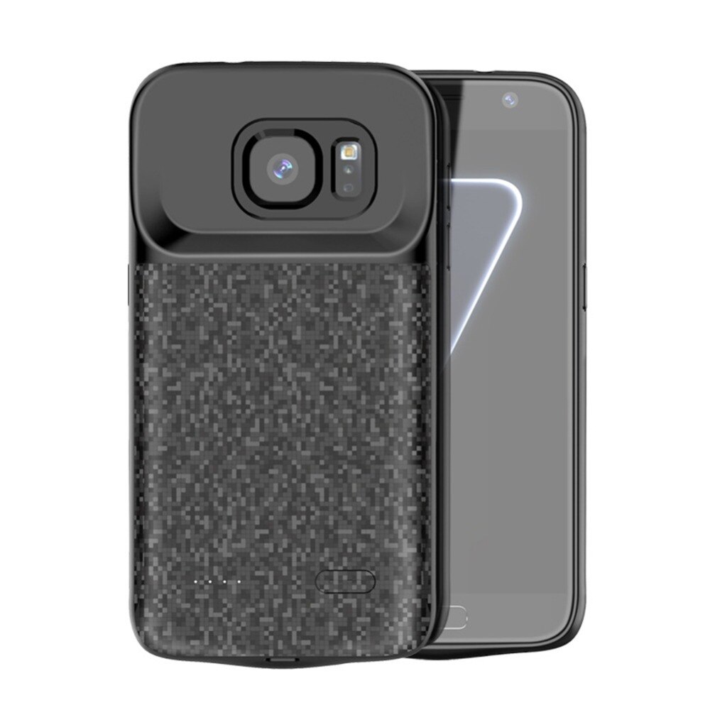 Étui d'alimentation pour batterie Samsung, batterie 5000 mah, étui de batterie Galaxy S7 bord,
