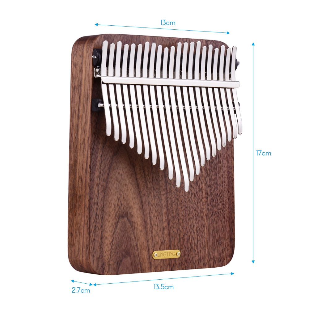 Kalimba, 21 teclas, Piano de caoba, instrumentos musicales Mbira Kalimba, 21 teclas, Kit de pegatinas, Piano portátil, niños principiantes