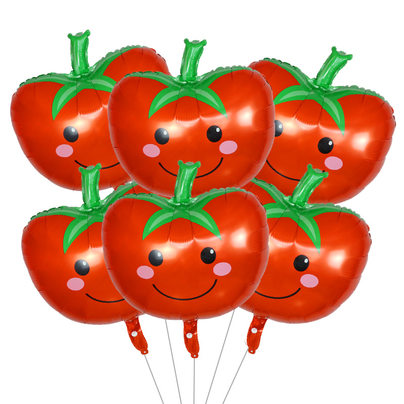 6 uds globos de frutas fresa aguacate papel de aluminio globo de helio sandía naranja Cactus Ballon decoración de temática para niños: Color zafiro profundo