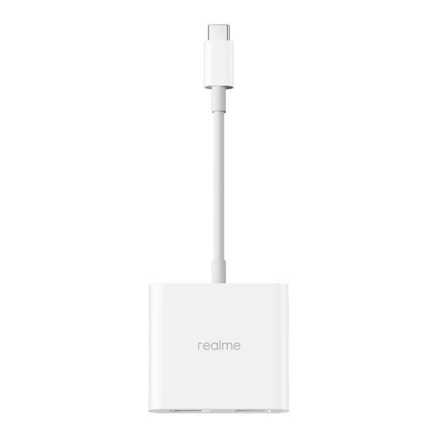 RMW2022 Realme Type-C Hub Docking Station Type C to HDMI 1.4 4K/30Hz USB3.2 Gen1 Compatible Mac OS Windows Linux Android iOS: Default Title