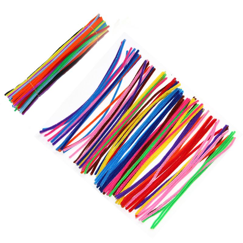 500 Pcs Pipe Cleaner DIY Craft Materials Supplies Chenille Stems Set Accessories