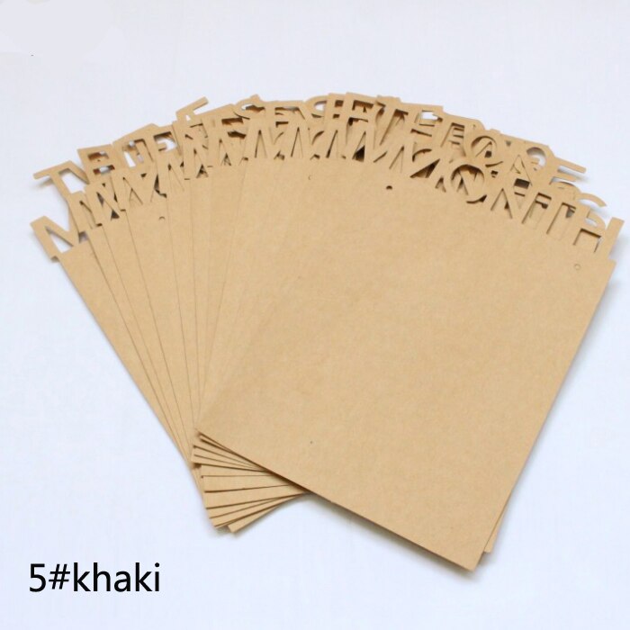 Partei Flagge 1'st ersten Geburtstag Wimpel glocke girlande Banner Ammer für Dekoration DIY favor kreative Wh: 5 khaki