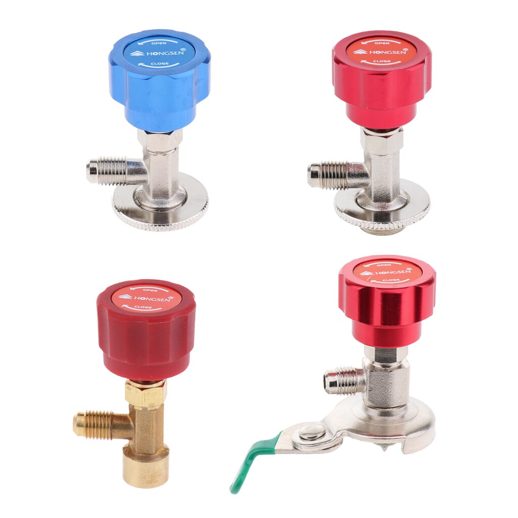 R22 R600a Refrigerant Can Bottle Tap Opener Valve Tool Adapter