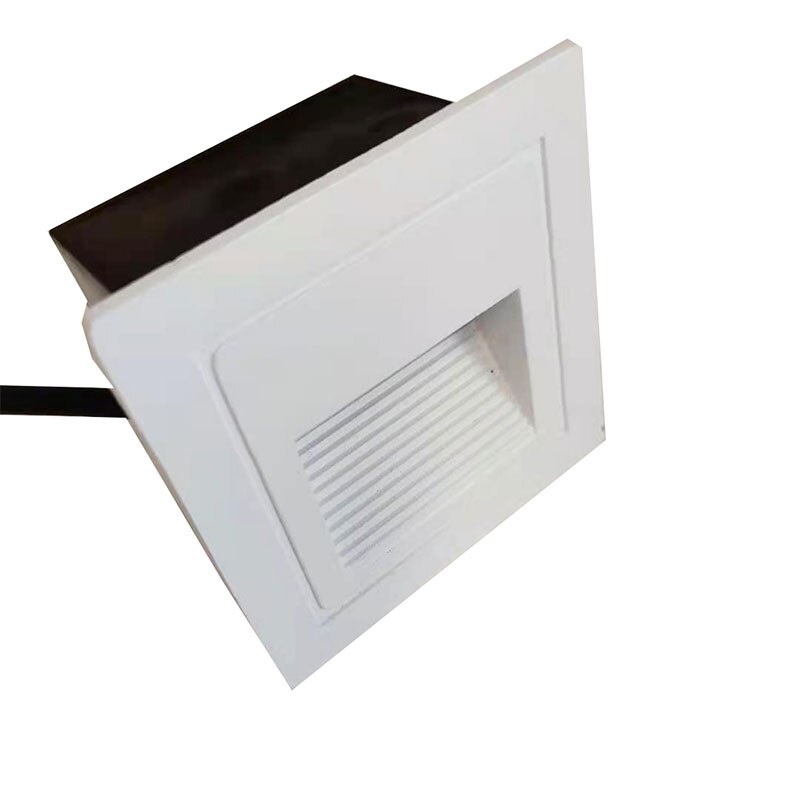 3W LED Treppe Lichter Clever PIR Bewegung Sensor Treppen Licht Quadratische Einbau Treppen Schritt Licht Ich bin Freien Wasserdichte Zauberstab Ecke lampe