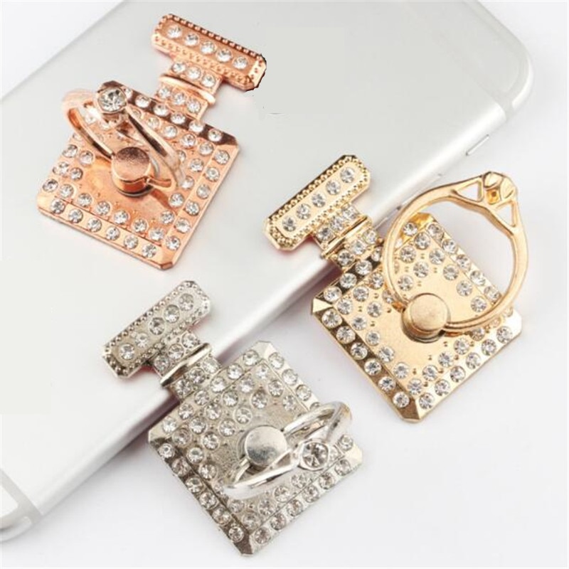 Uvr 360 Graden Metalen Vinger Ring Parfum Ring Smartphone Stand Houder Mobiele Telefoon Houder Stand Voor Iphone Xiaomi Alle Telefoon #