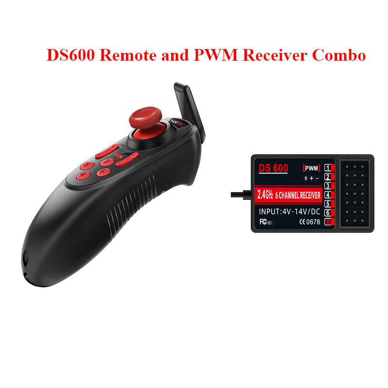 Hotrc DS600 Remote Zender 6CH 2.4G 6 Kanaals Ontvanger Pwm Cruise Control Voor Rc Model Boot Vissen Dragnet Boot diy Project