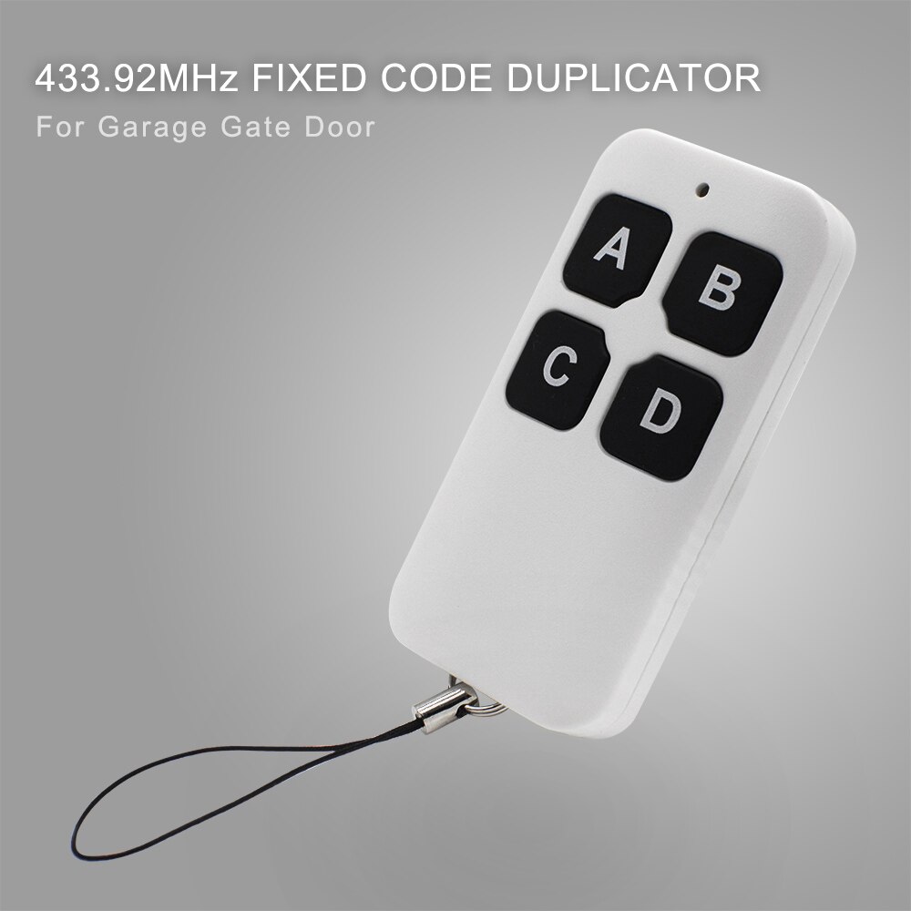 433Mhz Clone Remote Control Door Remote Control, Used For Garage Door Duplication 433.92Mhz Garage Opener Duplicator