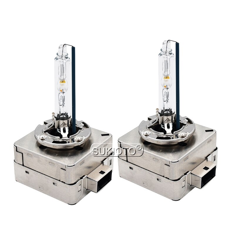 SUKIOTO-luz de xenón para coche, bombillas HID de 55W D3S 6000K, garra de Metal 35W, xenón D1S 5000K 4300K 8000K D2S D4S, faro delantero automático
