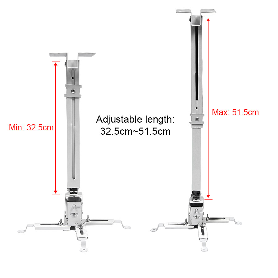 Light Unicorn Adjustable Projector Ceiling Mount Loading 5kg Proyector Bracket T26L T26K Multimedia Video Beamer Cinema Holder