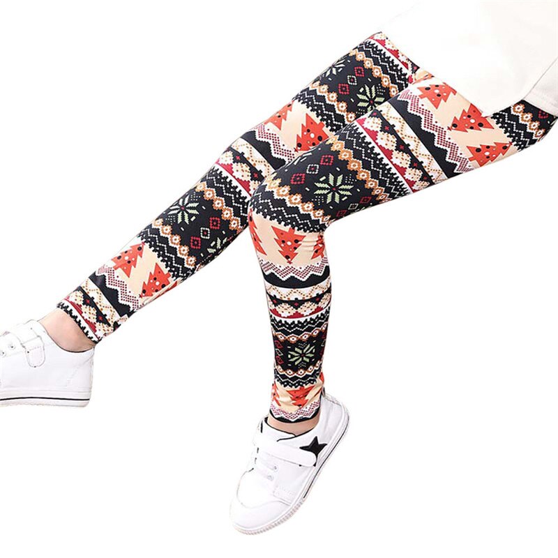 Lonsant Baby Kids Childrens Afdrukken Bloem Peuter Classic Leggings Meisjes Broek Meisjes Legging Baby Meisje Leggings: Rood
