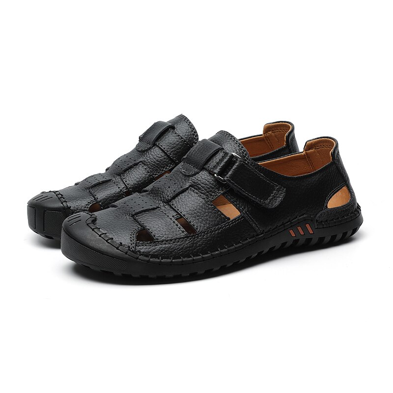 Sandalen cuir rubber heren sandel sandalle hombre sandalia work playa sandalen-heren leer maat zandalias heren erkek romanas man