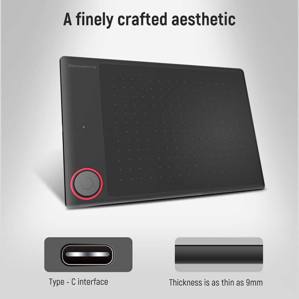 G30 Graphics Drawing Digital Tablets OSU Game Tablet Signature Pen Tablet with Battery-Free Stylus Pen