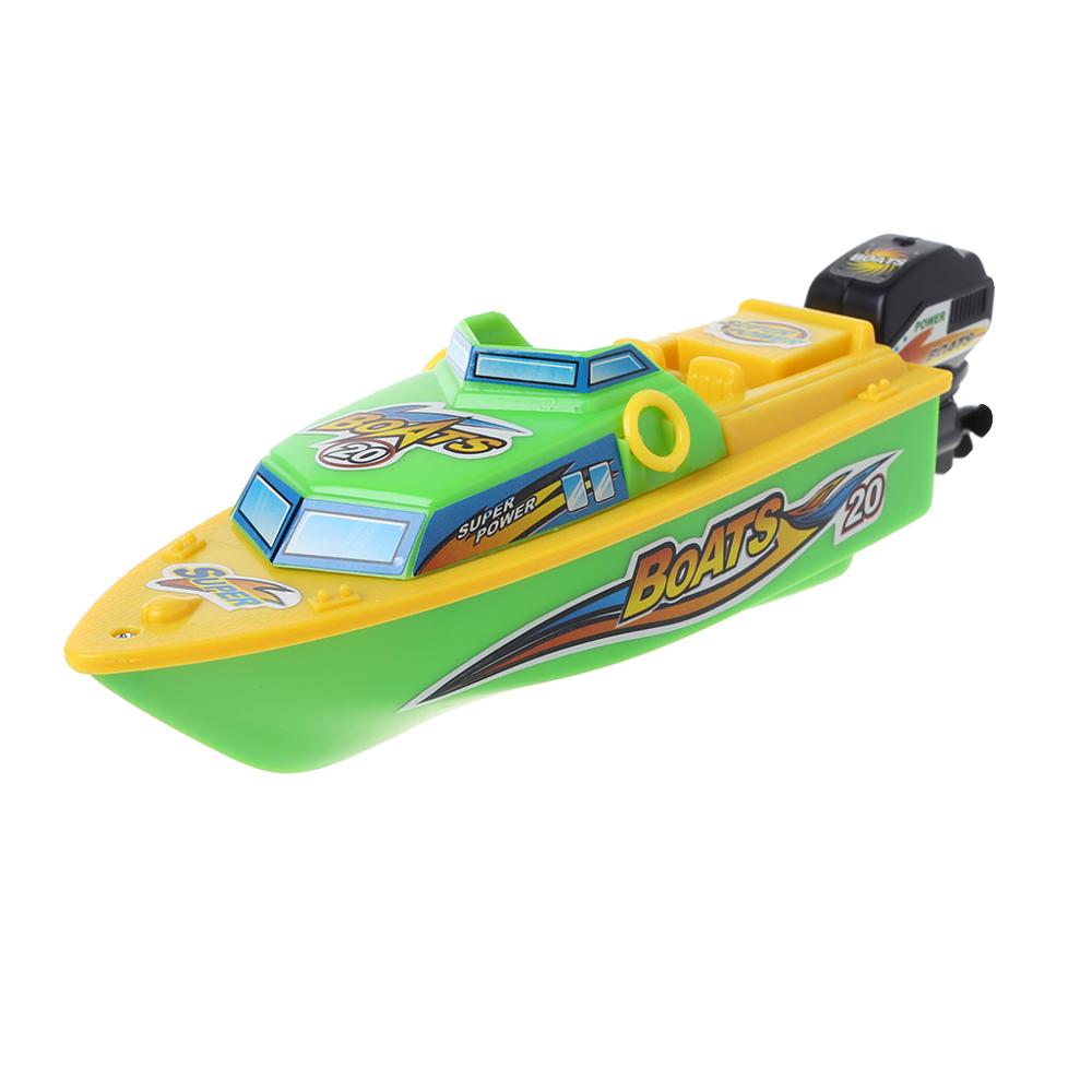 High Speed Electric Boat Plastic Launch Children RC Toys Speedboat Water Play For Kids