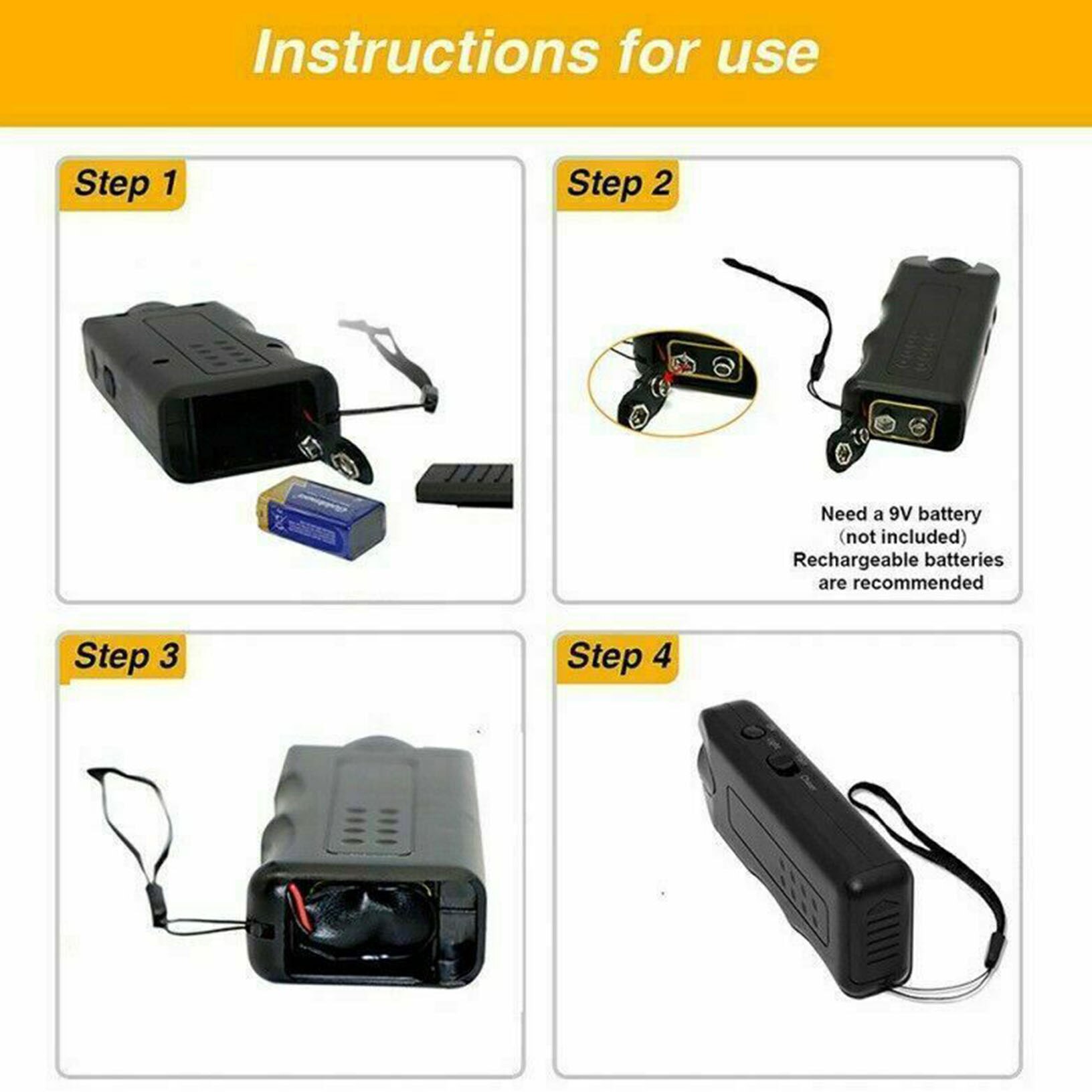 Ultrasonic Anti Dog Barking Pet Trainer LED Light Gentle Chaser Style