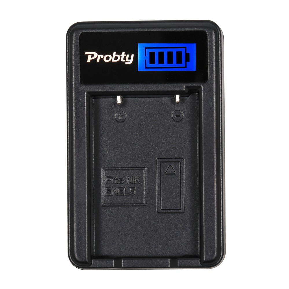 Probty en-el5 en el5 el5 lcd usb ladegerät für nikon Coolpix P80 P90 P100 P500 P510 P520 S10 P3 P4 Digitale kamera