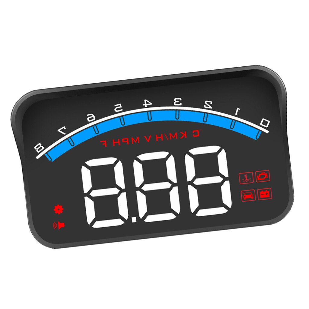 Velocímetro Digital M6S para coche, odómetro, pantalla Head Up, alarma de advertencia de exceso de velocidad, HUD