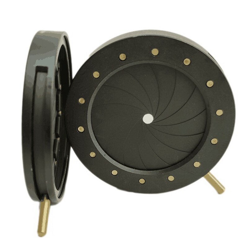 1.5-25mm Aperture Variable Optical Iris Diaphragm Camera Light Condenser Microscope Accessory 14 Blades