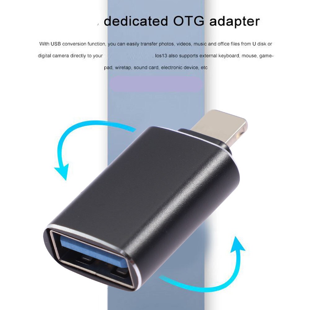 Otg Adapter Voor Iphone 13 Mini 12 11 Pro Xs Max X Converters Opladen Gegevens Voor Ipad Ios 15 14 13 Naar Usb 3.0 Suport U Disk Telefoon