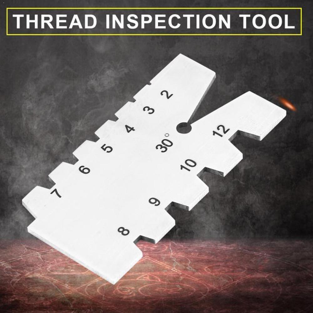 29/30° Trapezoid Acme Screw Thread Gauge Gage Grinding T Steel Grinding Stainless Tool Ruler Welding Gauge Welding X1I6