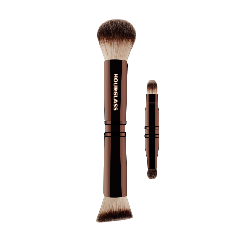 HOURGLASS 4-kops multifunctionele verborgen make-upborstel, voor poederfoundation concealer oogschaduw, goed voor reizen en cadeau