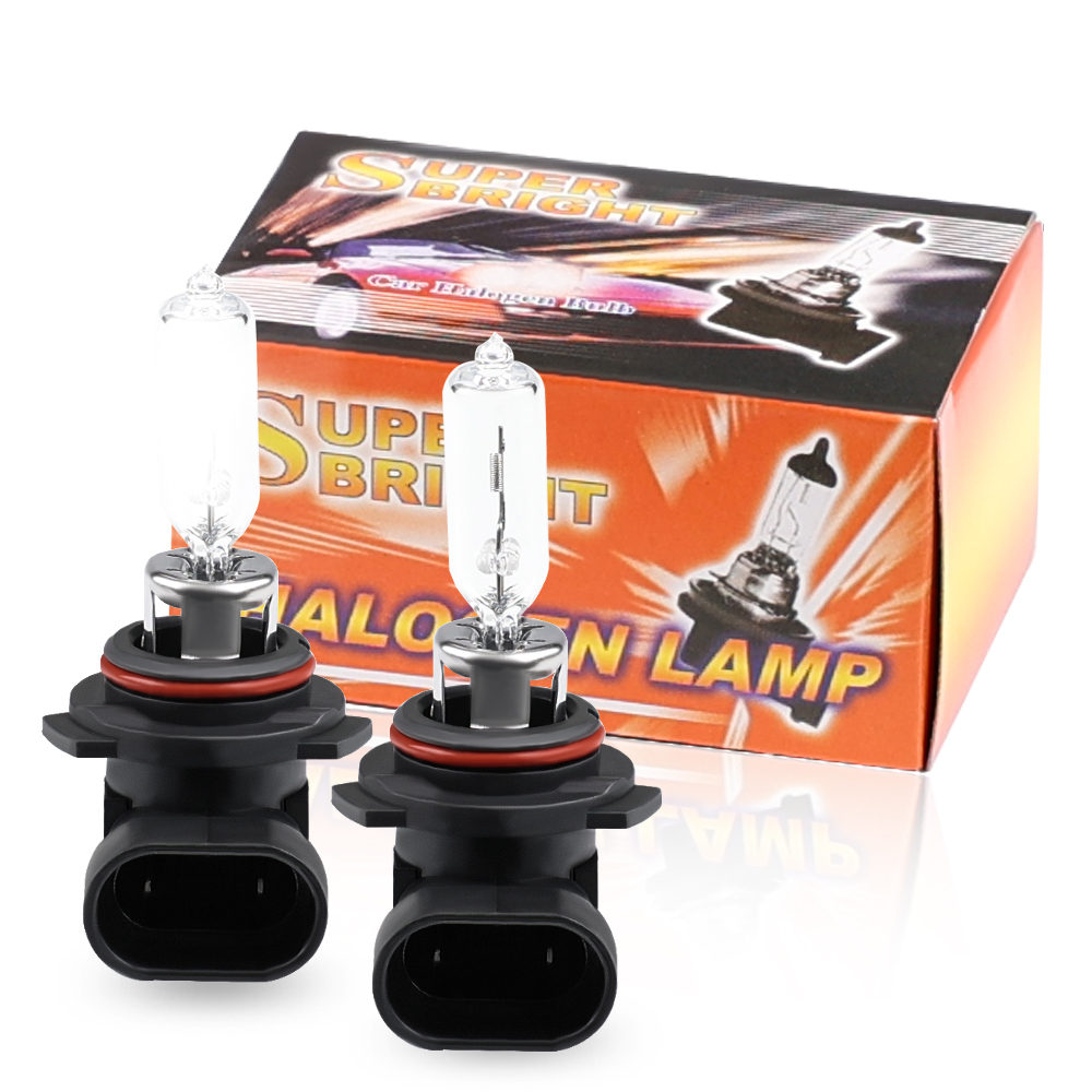 2 uds H8 H11 9005/HB3 9006 12V 55W luz transparente 4300k bombillas blancas cálidas faros de coche lámparas halógenas fuente de estacionamiento: Verde