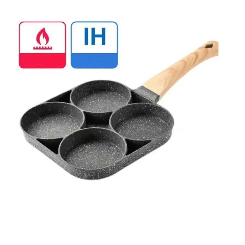 Non-stick Verdikte Omelet Pan Geen Olie-Rook Ontbi... – Grandado