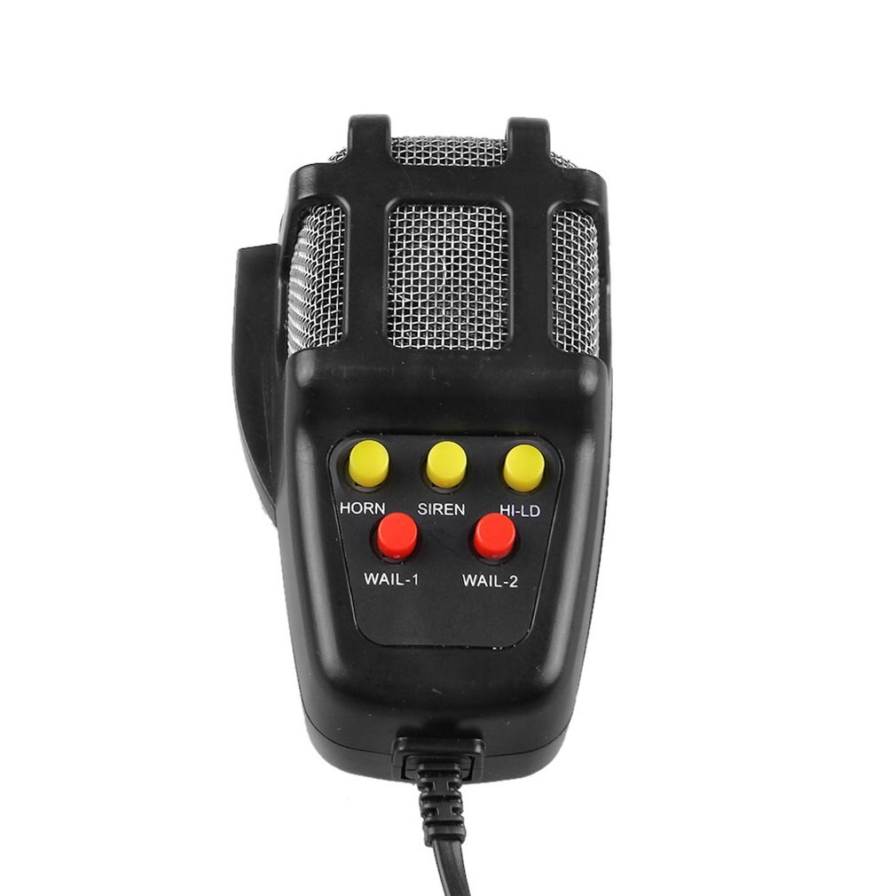 Car Alarm Siren Horn Loudspeaker Car Electronic Siren HD Propaganda Horn Police Megaphone Plastic Speaker Security