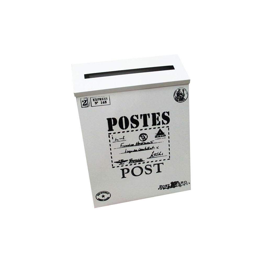 Caja de correos para decoración de pared del hogar, accesorio para foto, buzón