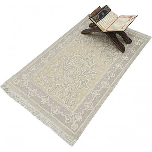 Tapis de prière en coton, saint coran, ensemble de perles,