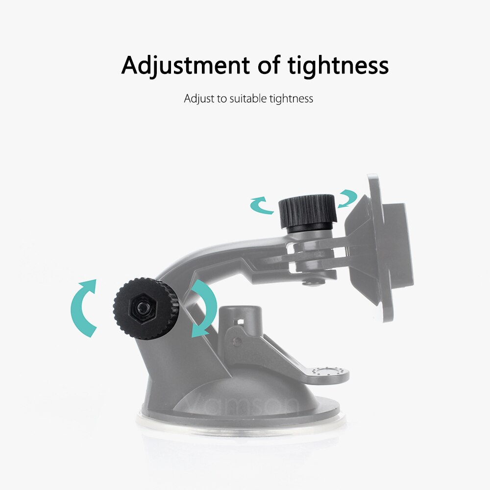 Vamson zuignap voor gopro accessoires 7cm auto houder voorruit voor xiaomi voor yi voor gopro hero 7 6 5 4 3+  voor sjcam  vp520