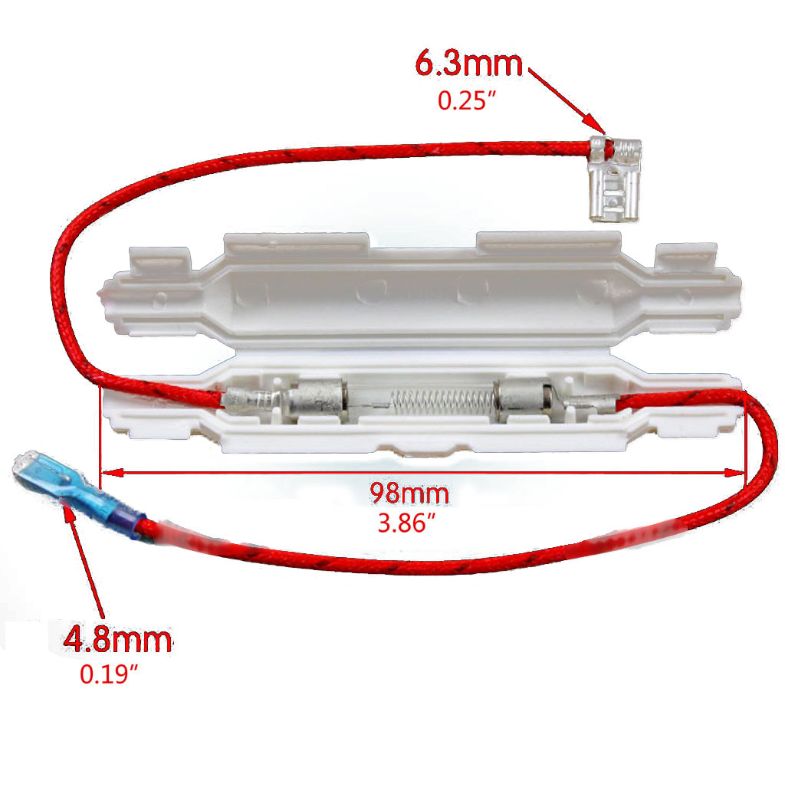 Fusible de alta tensión para hornos microondas, portafusibles Universal de 5kV, 0.85A, P9YD