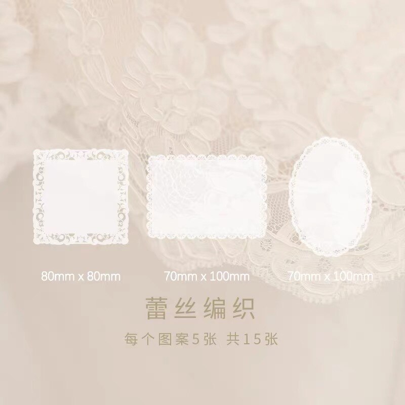 Papel de ácido sulfúrico para manualidades, álbum de recortes, agenda de teléfono móvil, decoración, material de papel, 15 Uds.: D