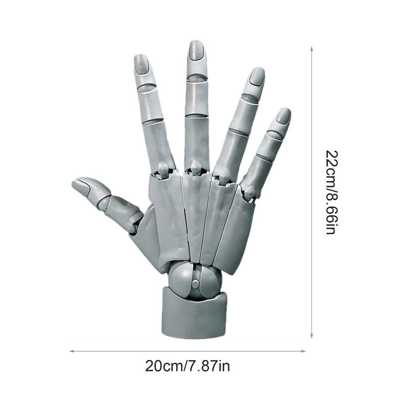 Modello a mano flessibile figura di manichino artistico a mano con dita posabili manichino articolato per la visualizzazione del disegno di schizzi