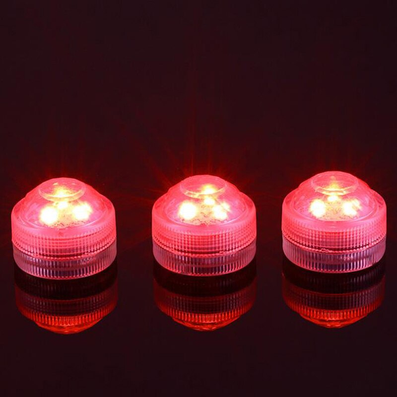 Remote Controlled Rgb Submersible Light Battery Operated Onderwater Night Lamp Vaas Kom Outdoor Tuin Wedding Party Decoratie