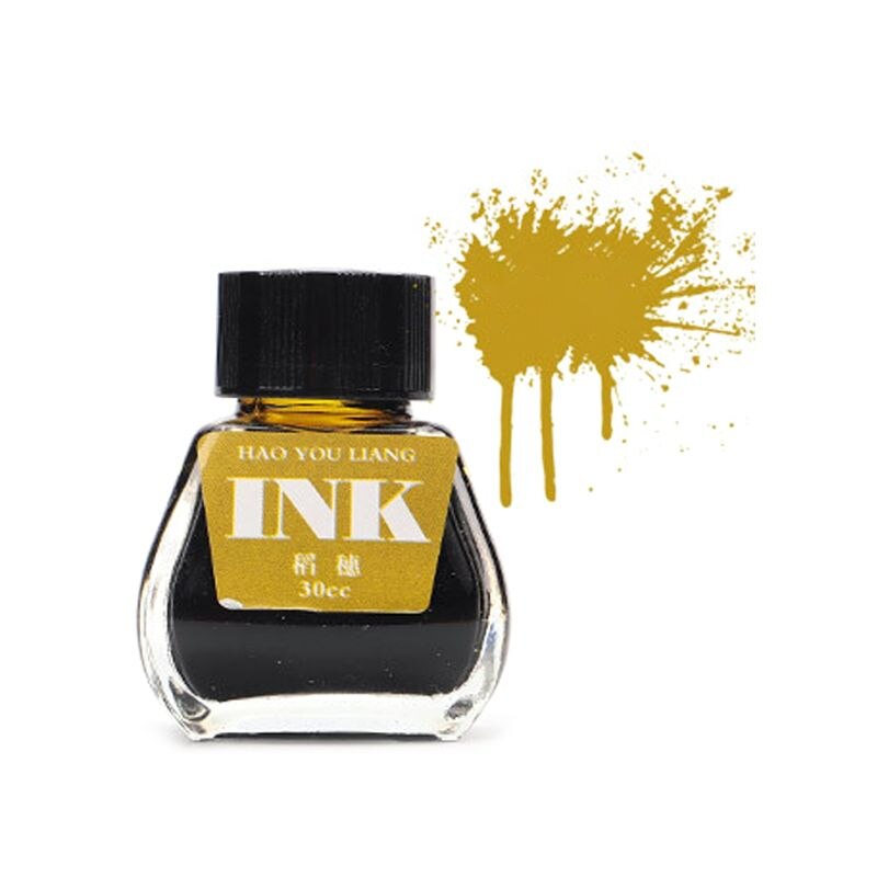 30ml 16 couleurs verre lisse écriture stylo plume encre costume pour recharge école étudiant papeterie fournitures de bureau: 08