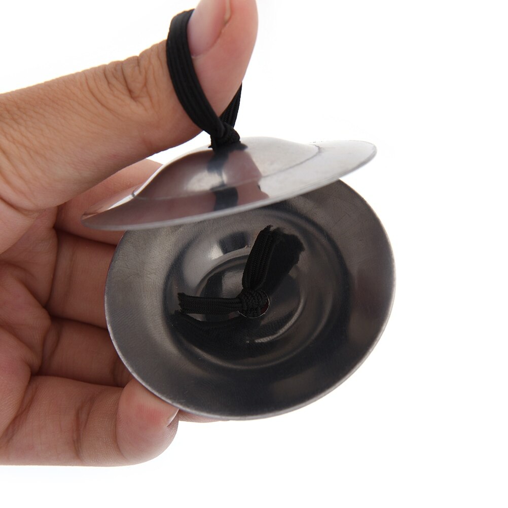 2 unids/lote de instrumentos musicales para danza del vientre, platillos para dedos de latón, platillos de percusión de Oriente Medio, accesorios de baile, instrumento de percusión