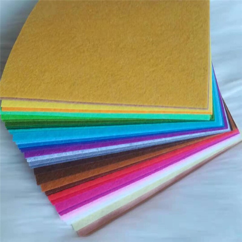 1 Set Felt Fabric Eco-friendly Non-Woven Patch Scrapbook Material DIY Crafts Christmas Felt Decorations Sewing Fabric