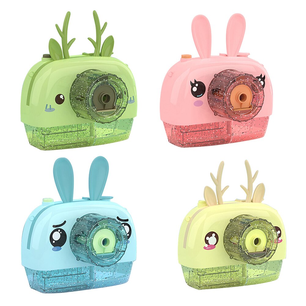 Elektrische Automatische Blase Set Kaninchen Elch Kamera Licht Musik Blase Gebläse Maschine Spielzeug Kinder Seife Wasser Blase Gebläse Maschine Spielzeug