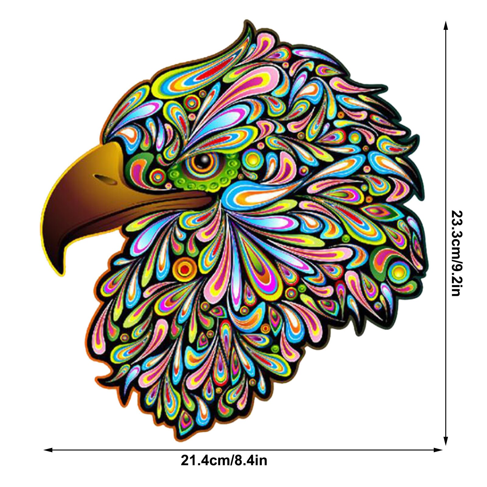 Animal Jigsaw 3D Wooden Puzzle For Adults And Kids Toys Unique Shaped Pieces Puzzle Crafts Decor With Wooden Box