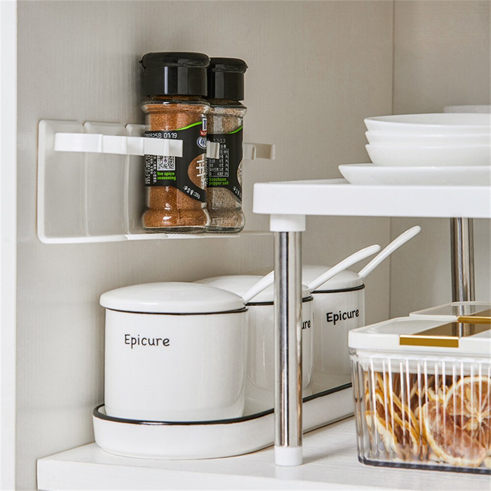 Spice Bottle Rack Kitchen Storage Wall Mount Ingre... – Vicedeal