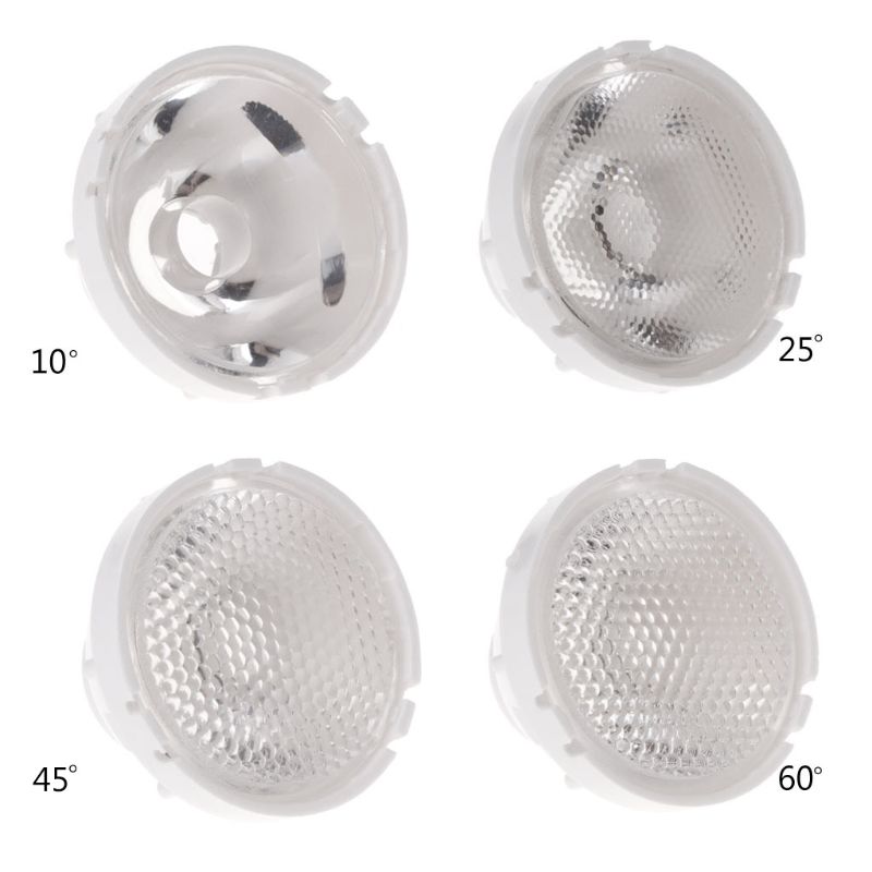 21MM High-power LED Lens Reflector Collimator 10/25/45/60 Degree Lens Reflector for CREE,XHP50,XML,5050 high power