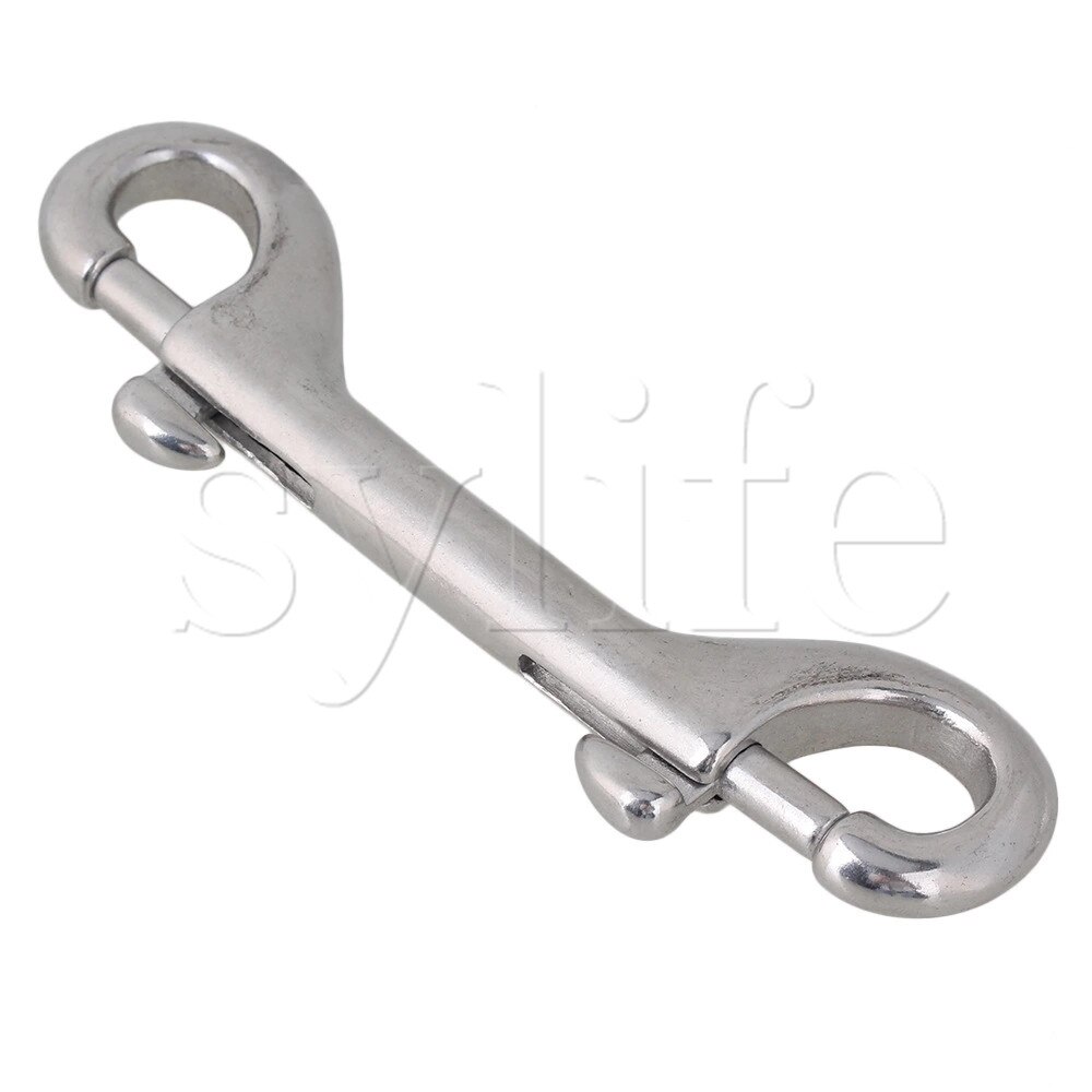 304 Stainless Steel 115mm Double End Snap Hook Bolt for Diving Quickdraw