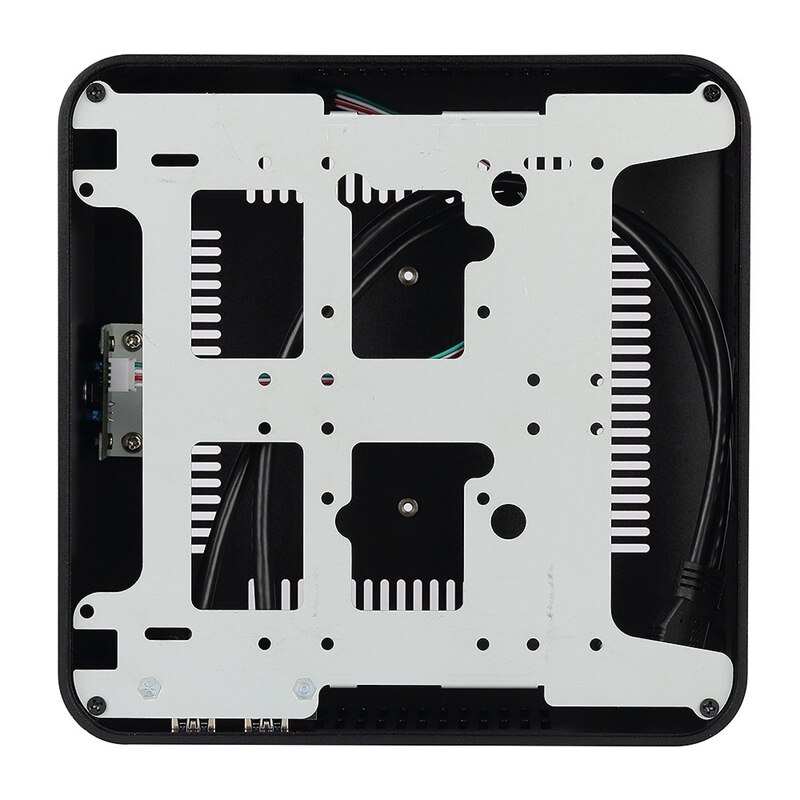 L80S Computer Cases Aluminum Chassis Desktop Mainframe with Usb 3.0 Port Hollow for Game Chassis Diy Mini Pc Itx Case Black