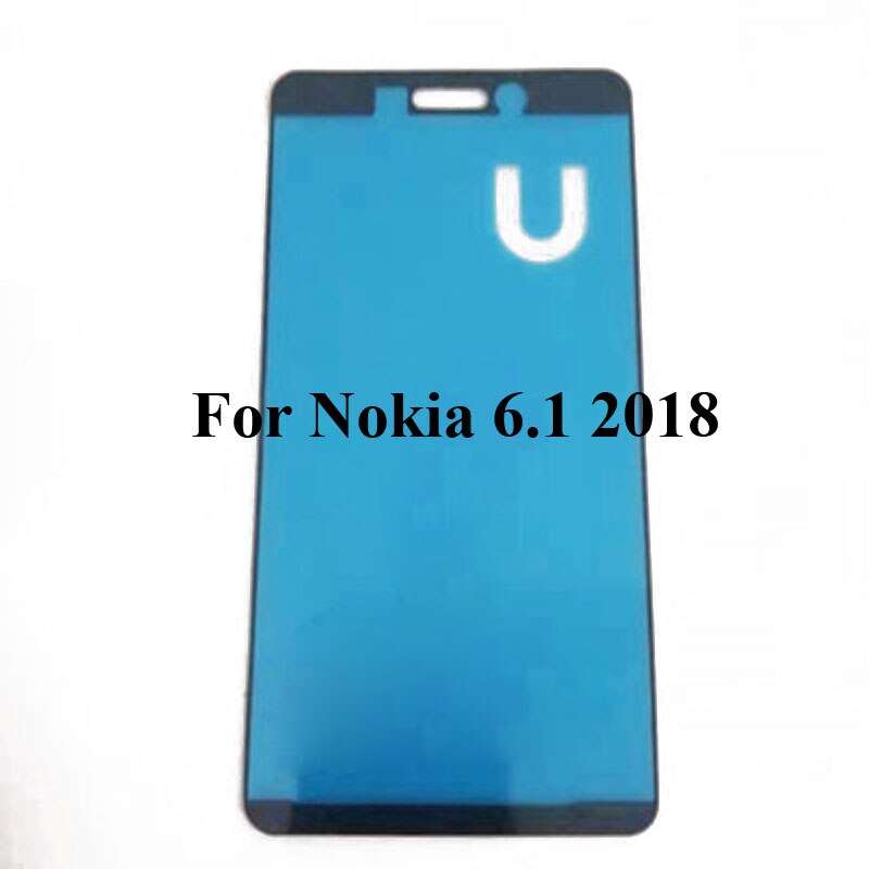 2 stuks Voor Nokia 6.1 LCD Tocuh Scherm Front Frame Bezel 3M Lijm Dubbelzijdig Sticker Tape voor Nokia6.1
