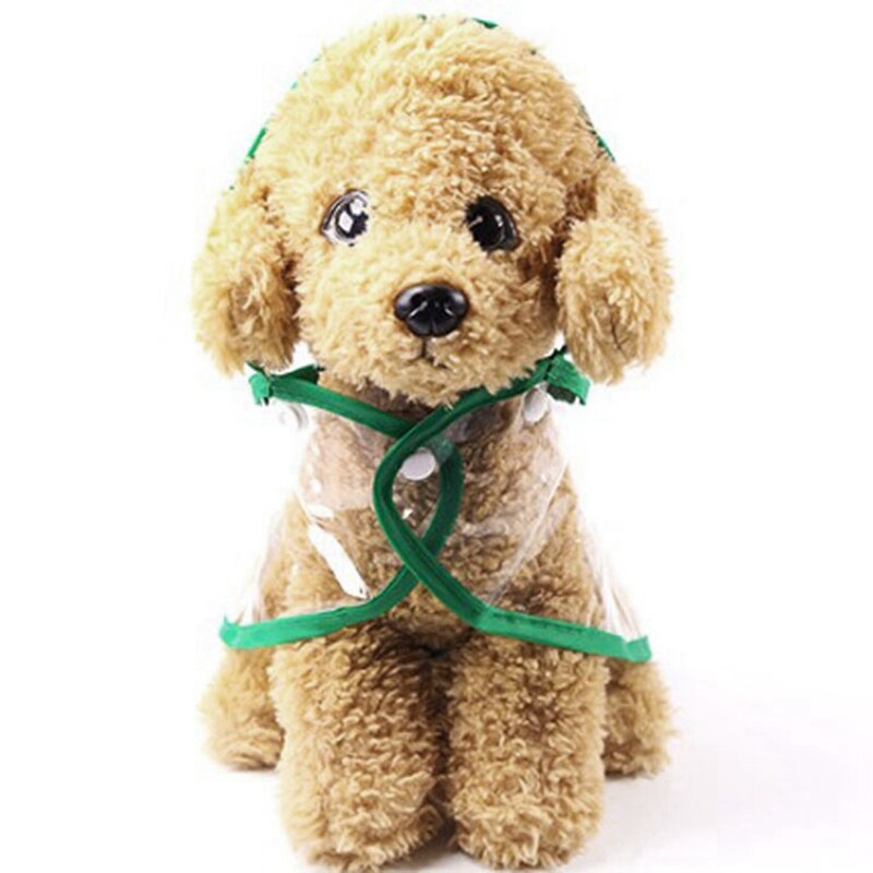 Dog Clothes Pet Raincoat Transparent Rain Coat Waterproof Pets Cozy Raincoats Small Dogs Clothing
