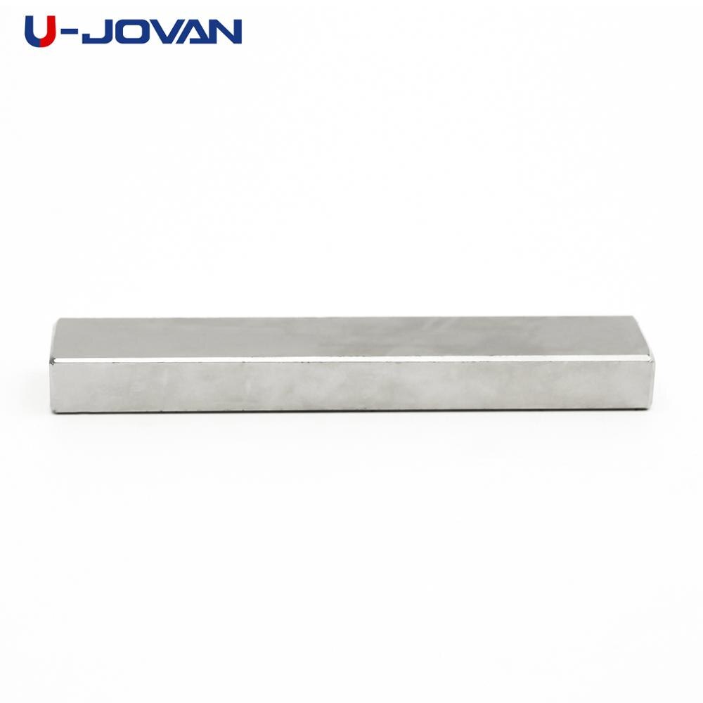 U-JOVAN 100X20X10Mm N35 Blok Sterke Krachtige Neodymium Magneet Vierkante Permanente Zeldzame Aarde Magneten 100*20*10Mm