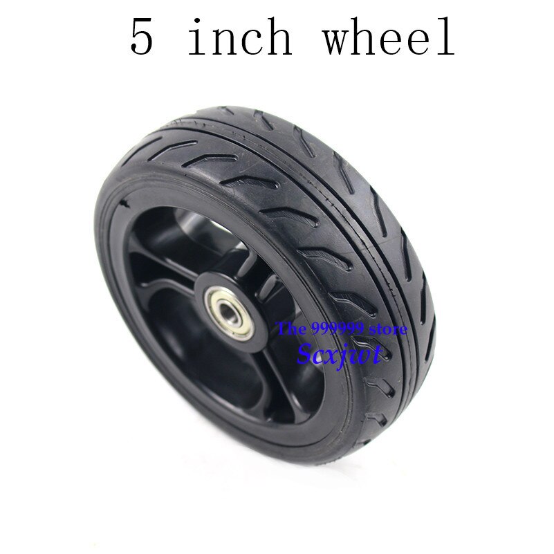 5 inch solid tyre wheels and alloy rim for Fast wheel F0,jackhot,Nes carbon fiber scooter motorcycle wheel tire