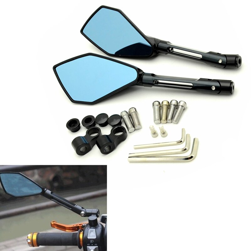 CNC Aluminium Motorbike Stuur Spiegels Achteruitkijkspiegel 6 Kleuren Spiegel voor Honda X-ADV 750 Grom MSX125 MSX125SF